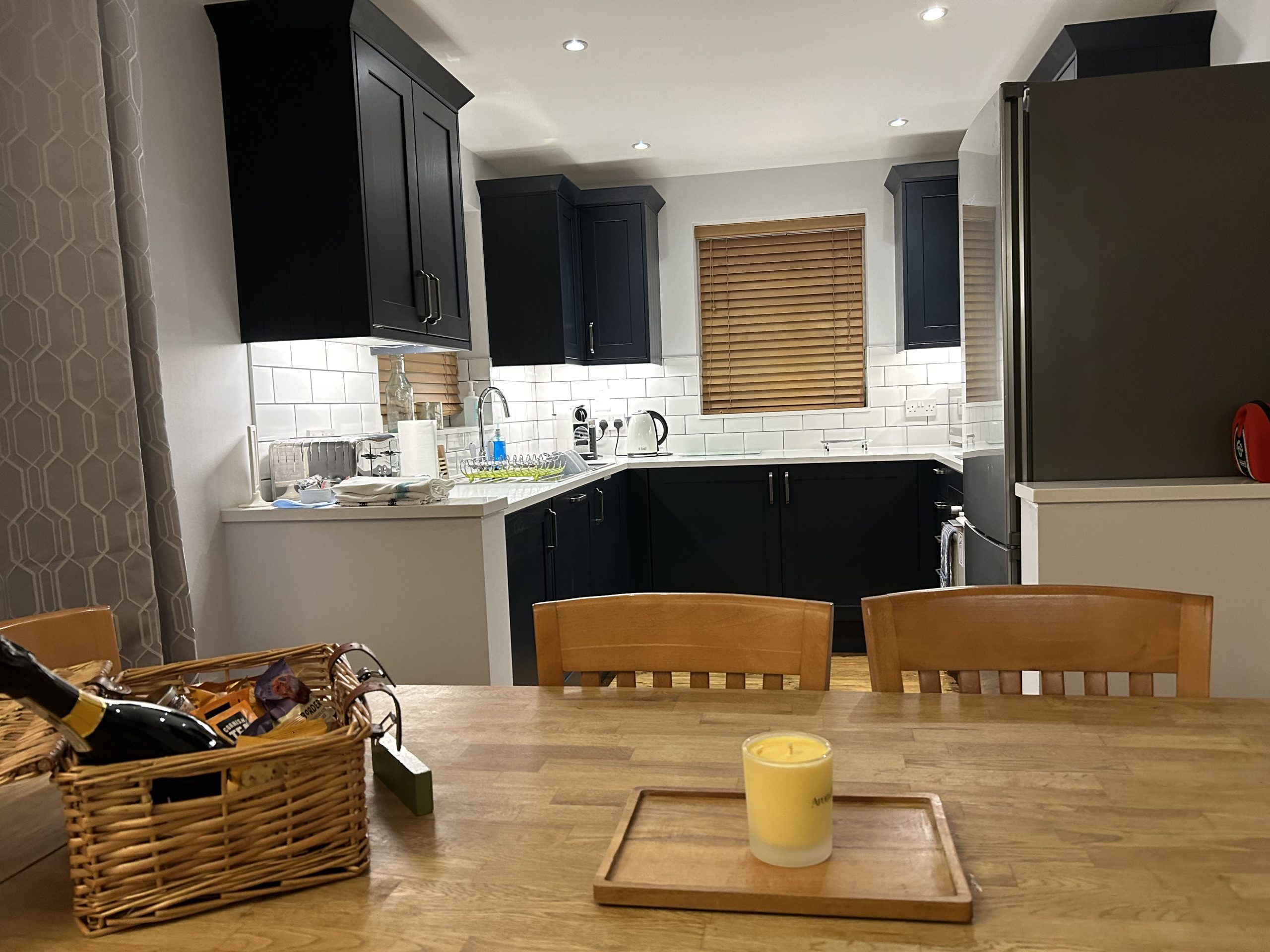 Spacious dining area and well-equipped kitchen - ideal for celebrations at Cornerstone Cottage